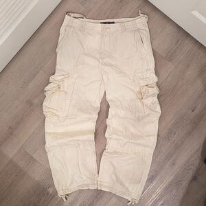 Rare Jimi Hendrix 8-pocket Cargo Baggy Pants Cinch-able Waist Gorpcore  Men's M